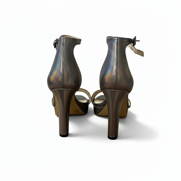 Vince Camuto pewter iridescent pewter Sathina shoes, size 6.5, NEW IN BOX! - Picture 2 of 4